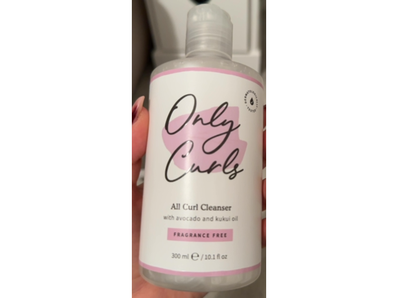 Only Curls All Curl Cleanser, Fragrance Free, 10.1 fl oz/300 mL