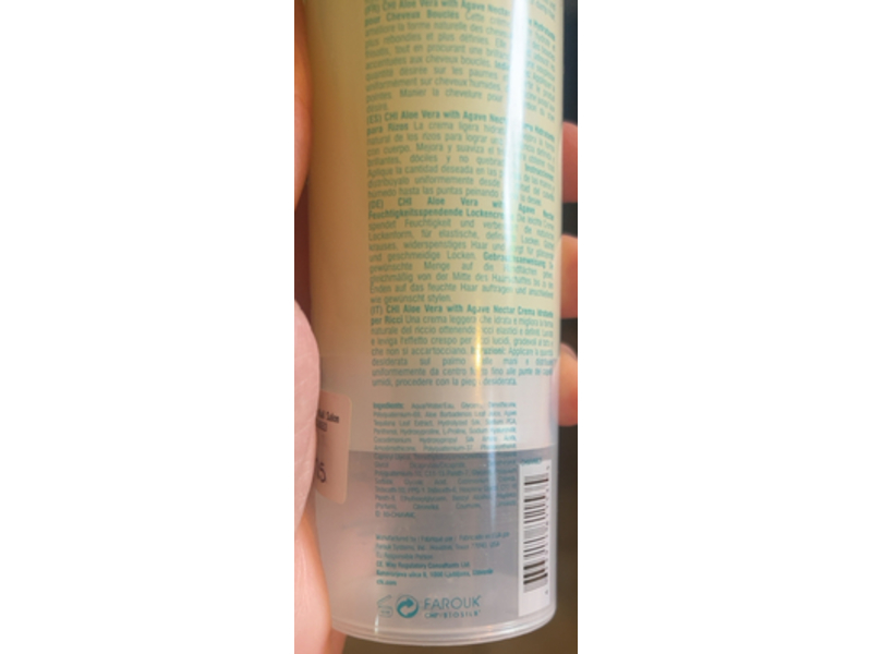 Chi Curl Defined Moisturizing Cream, Aloe Vera, 5 fl oz/147 mL