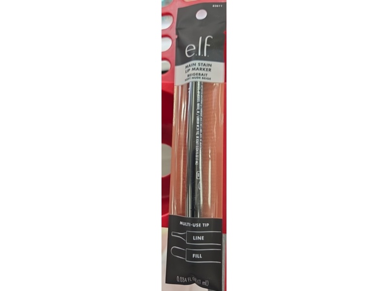 e.l.f. Main Stain Lip Marker, Beigebait, 0.034 fl oz/1 mL