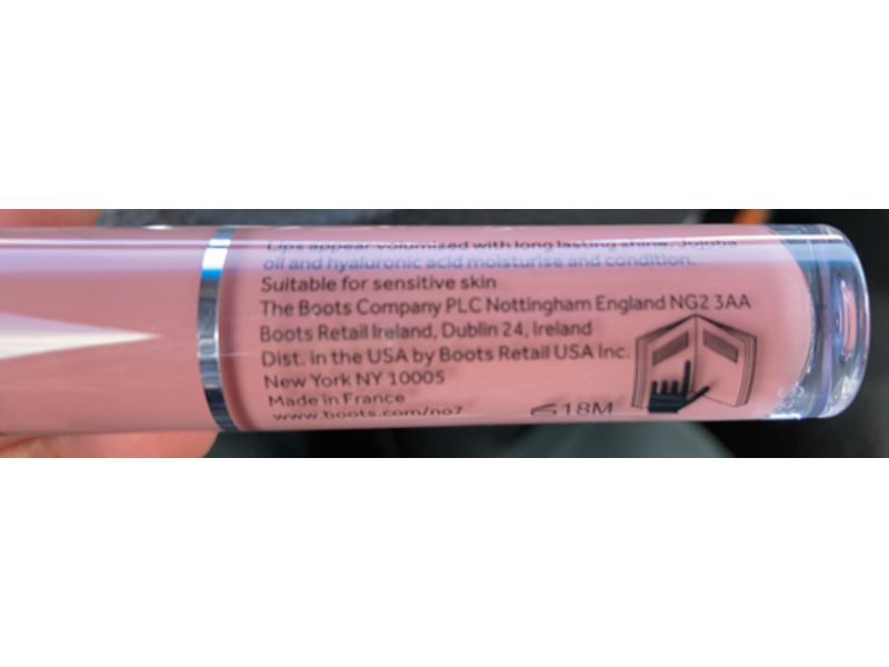 No7 High Shine Lip Gloss, Desert Rose, 0.27 fl oz/8 mL