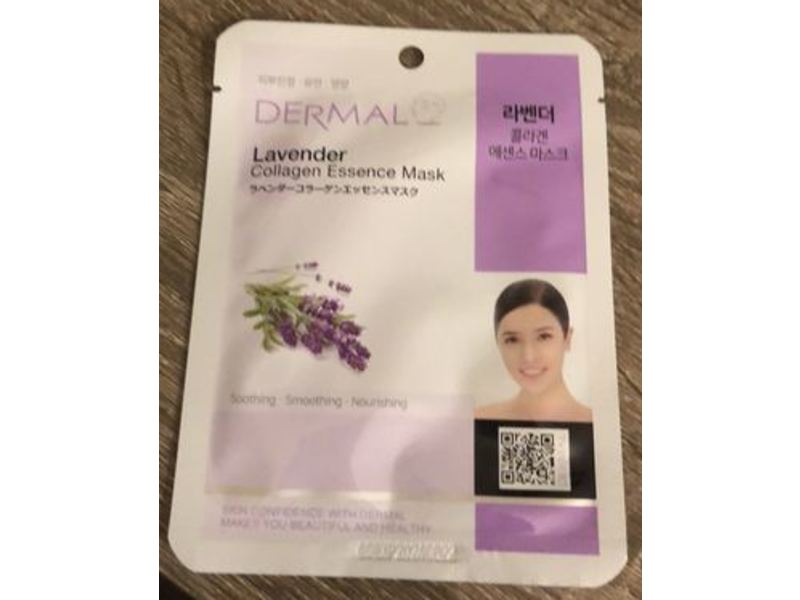 Dermal Collagen Essence Mask, Lavender, 23 g