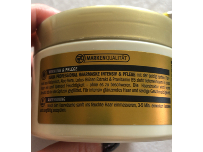 Isana Professional Intensiv & Pflege Haarmaske, 250 mL