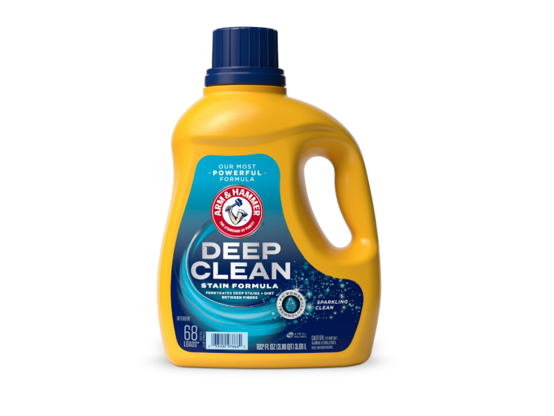 Arm & Hammer Deep Clean Laundry Detergent, Sparkling Clean, 33 Loads, 49.5 fl oz/1.46 L