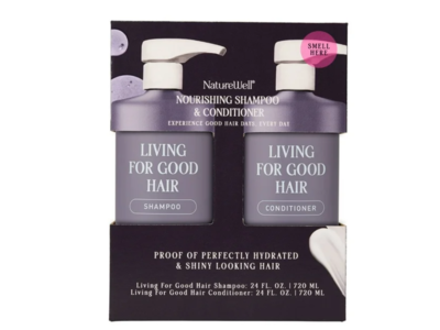 NatureWell Living For Good Shampoo & Conditioner, 24 fl oz/720 mL