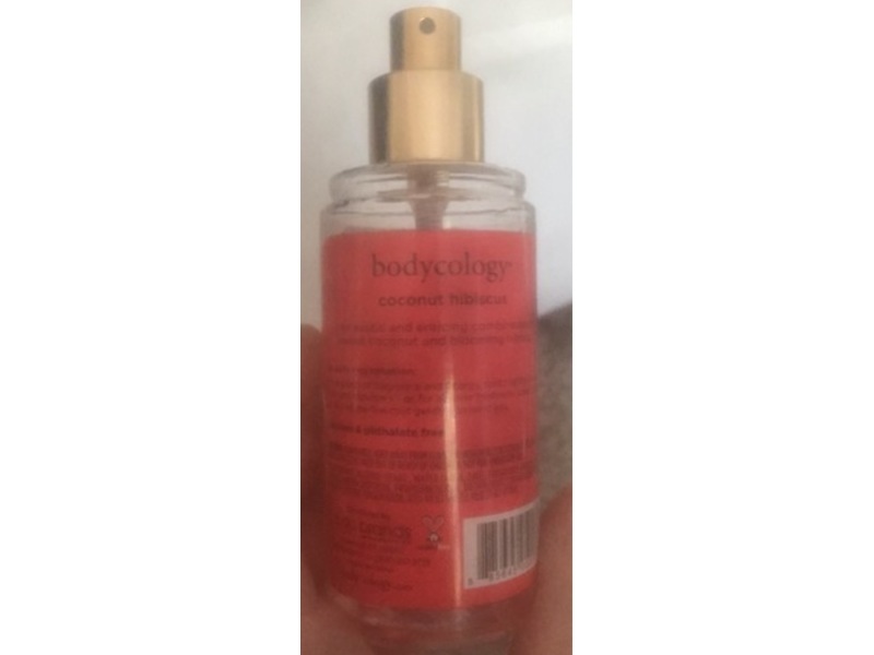 Bodycology Fragrance Mist, Coconut Hibiscus, 2.7 fl oz/80 mL
