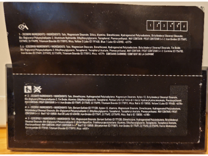 NYX Ultimate Edit Mini Shadow Palette, Phoenix, 0.04 oz/1.2 g