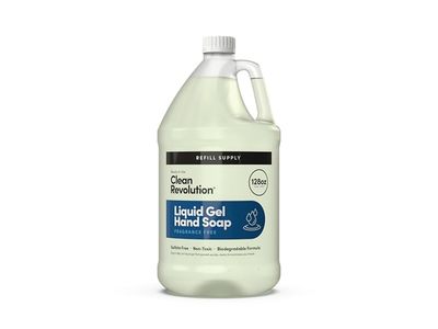Clean Revolution Liquid Gel Hand Soap, 128 oz