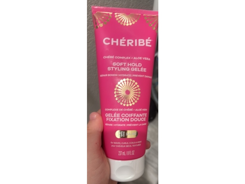 Cheribe Soft Hold Styling Gelee, Chebe Complex + Aloe Vera, 8 fl oz/237 mL
