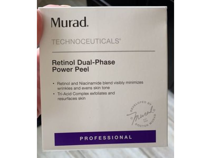 Murad Technoceuticals Retinol Dual-Phase Power Peel, 0.1 fl oz/3 mL, 10 Ct