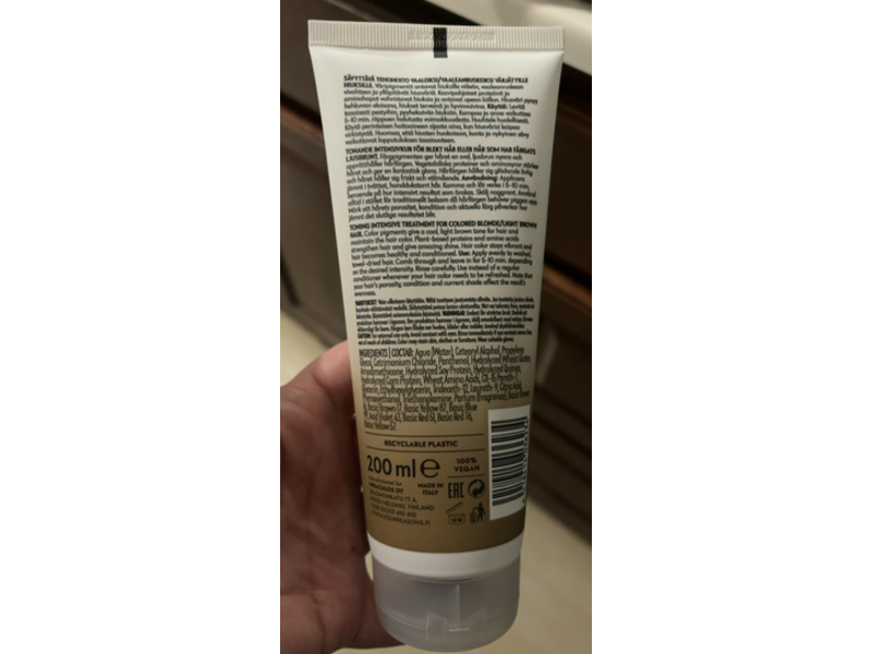 Four Reasons No Nothing Color Mask Toning Treatment, Latte, 6.76 fl oz/200 mL