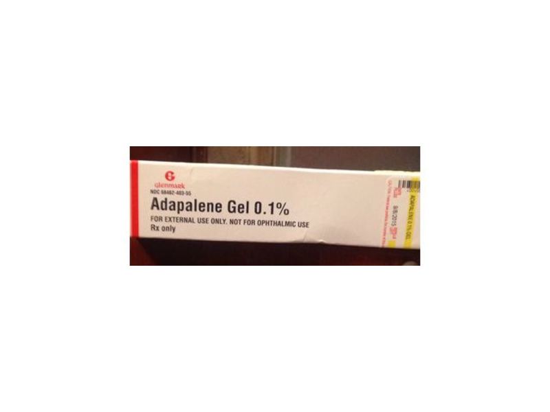 Adapalene Gel, 0.1%, (RX), 45 g, Glenmark