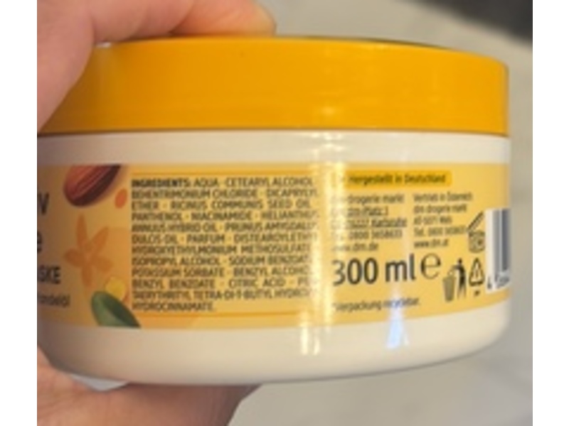 dm Balea 3-in-1 Intensive Care Hair Mask, Vanilla & Almond, 300 mL