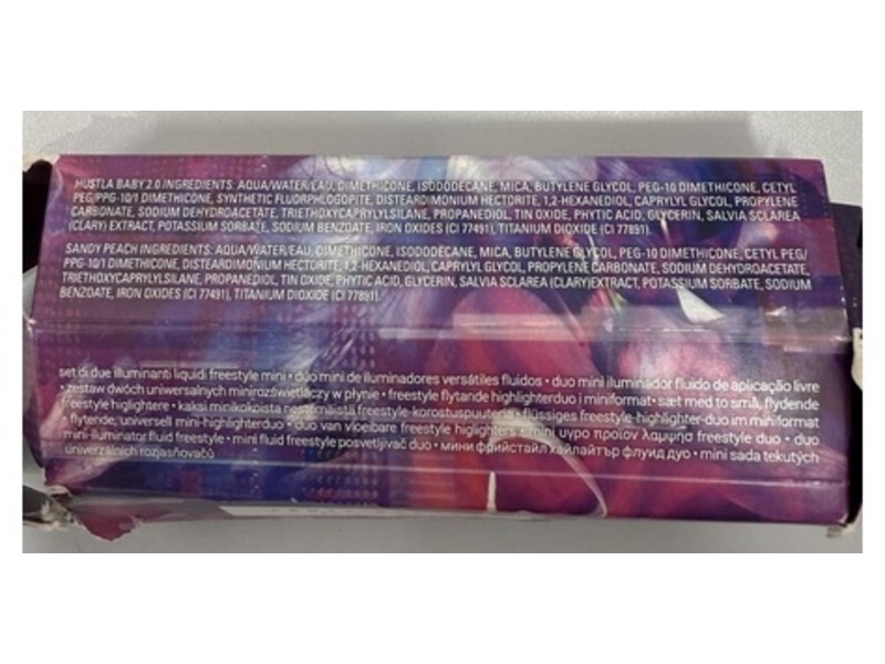 Fenty Beauty by Rihanna Baby Watts Fluid Freestyle Highlighter, Sandy Peach + Hustla Baby 2.0 , 0.24 fl oz/70 mL