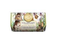 Michel Design Works Shea Butter Soap Bar, Bunny Meadow, Cucumber Flower, 8.7 oz/246 g - thumbnail 1