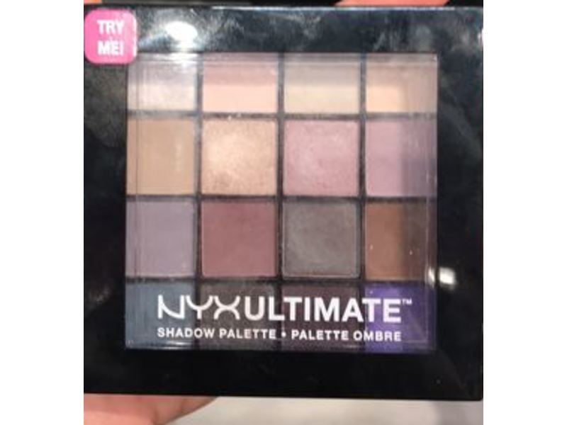 NYX Professional Makeup Ultimate Shadow Palette, Cool Neutrals, 0.02 oz/0.83 g