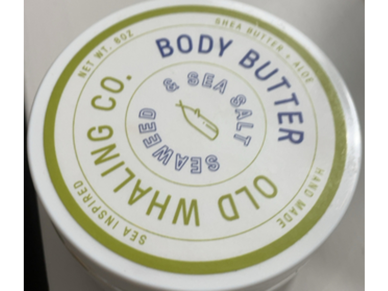 Old Whaling Co Body Butter, Sea Salt, 8 oz