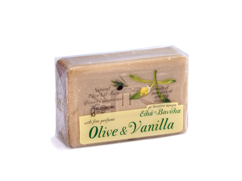 Eleourgiki Perfumed Olive Oil Soap, Olive & Vanilla, 125 g