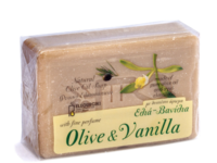 Eleourgiki Perfumed Olive Oil Soap, Olive & Vanilla, 125 g - thumbnail 1