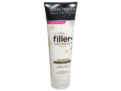 John Frieda Ultra Filler + Thickening Conditioner, Biotin & Hyaluronic Acid, 10 fl oz/295 mL
