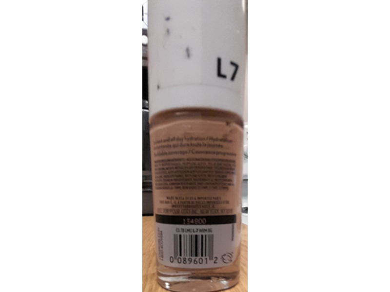 Covergirl Trublend Hydrating Foundation, L7 Warm Beige, 1 fl oz/30 mL