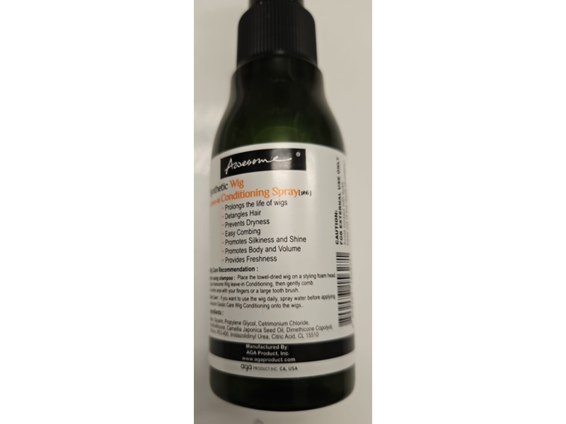 Awesome Synthetic Wig Leave In Conditioning Spray, 2.3 oz/65 mL