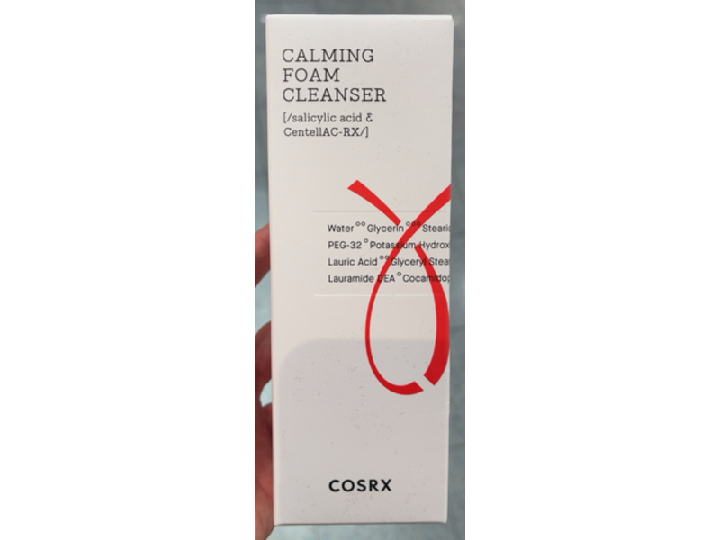 Cosrx Calming Foam Cleanser, Salicylic Acid & Centelle Ac-Rx, 5.07 fl oz/150 mL