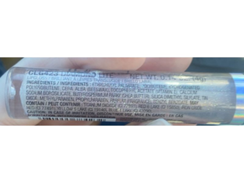 L.A. Colors Holographic Iridescent Lipgloss, Diamond Lite, 0.14 oz/4 g