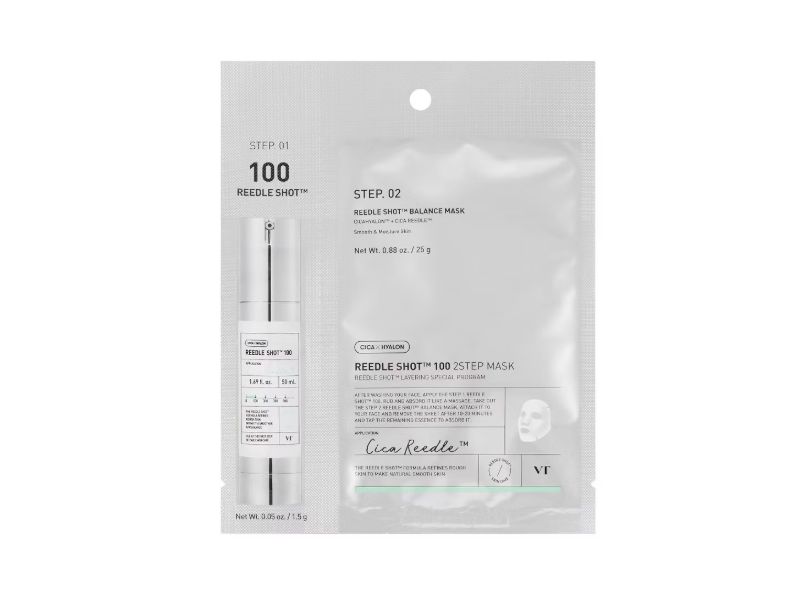 VT Cosmetics Reedle Shot Smooth & Moisture Skin Balance 2-Step Sheet Mask