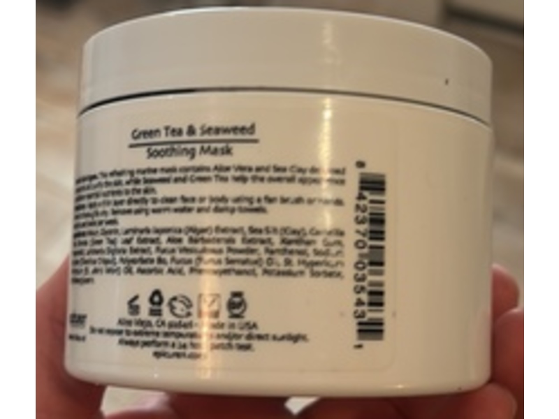 Epicuren Green Tea & Seaweed Soothing Mask, 8 fl oz/236 mL