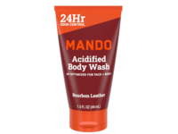 Mando Acidified Body Wash, Bourbon Leather, 1.5 fl oz/44 mL - Image 2