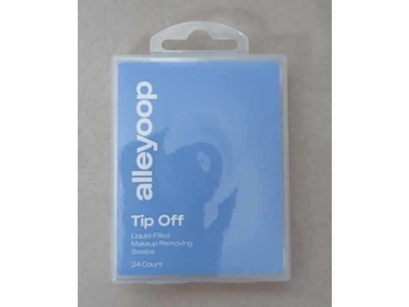 Alleyoop Tip Off Makeup-Removing Swabs, 24 Count, Pack Of 3