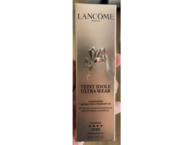 Lancome Teint Idole Ultra Wear Sunscreen, 215C, SPF 25, 1.0 fl oz/30 mL