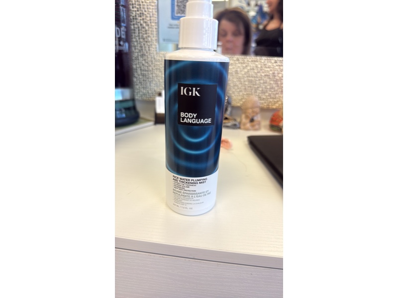 IGK Body Language Rice Water Plumpkin & Thickening Mist. 7.0 fl oz/207 mL