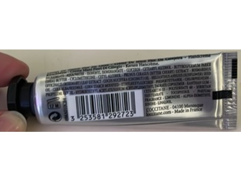 L'Occitane En Provence Hand Cream, Cherry Blossom, 0.35 fl oz/10 mL