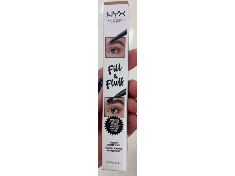 NYX Professional Makeup Fill & Fluff Eyebrow Pomade Pencil, Blonde, 0.007 oz/0.2 g