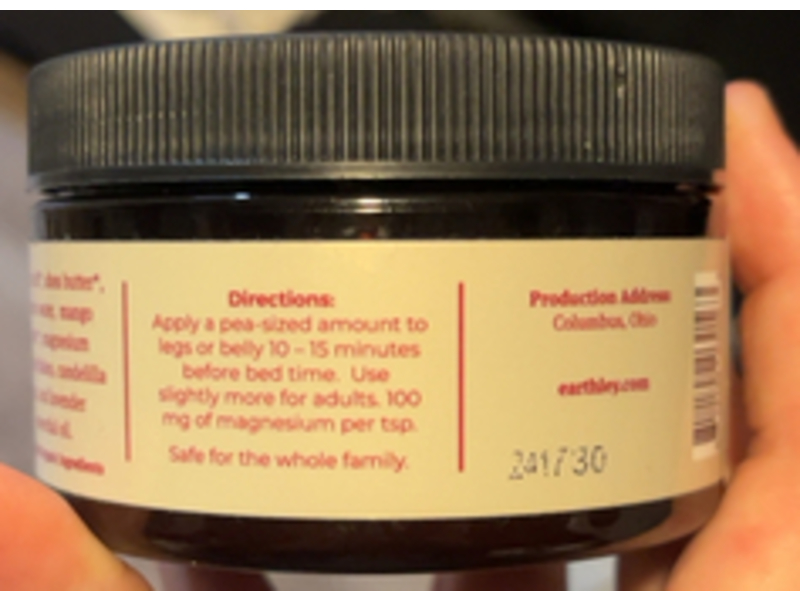 Earthley Wellness Good Night Lotion, 4 oz