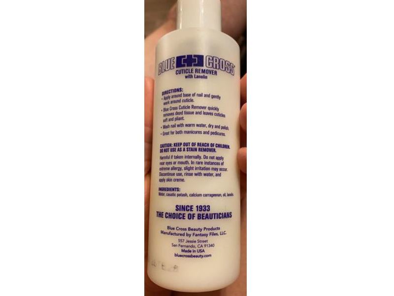 Blue Cross Cuticle Remover, 6 fl oz/177 mL