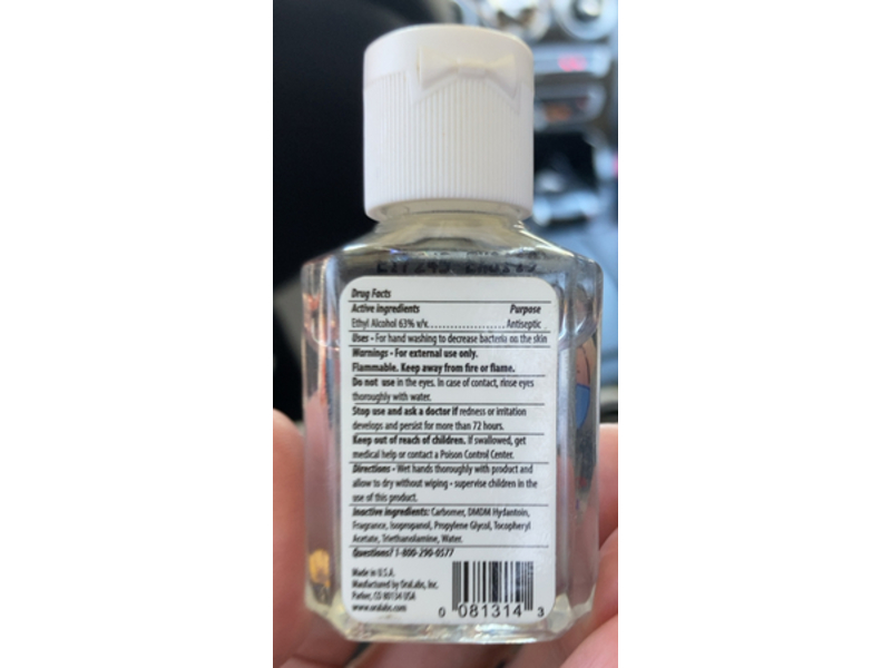 Sannel Instant Hand Sanitizer, 1.0 fl oz/30 mL