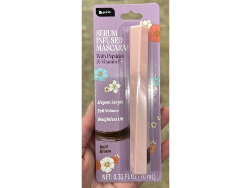 B Pure Serum Infused Mascara, Bold Brown, 0.33 fl oz/10 mL