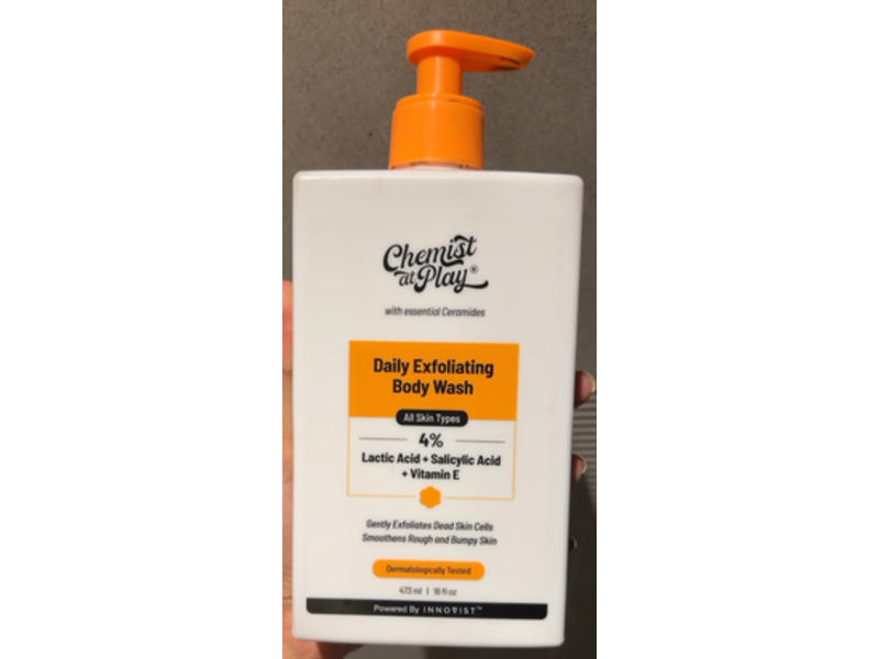 Chemist At Play Daily Exfoliating Body Wash, 16 fl oz/473 mL