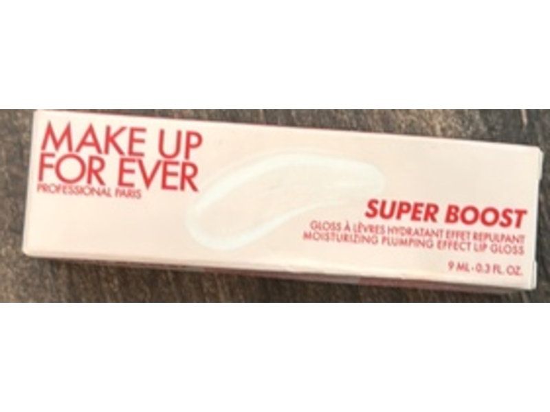Make Up For Ever Super Boost Lip Gloss, 01 Crystal, 0.3 fl oz/9 mL