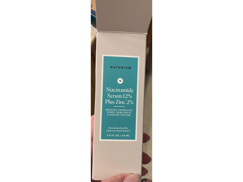 Naturium Niacinamide Serum 12% Plus Zinc 2%, 2 fl oz/60 mL