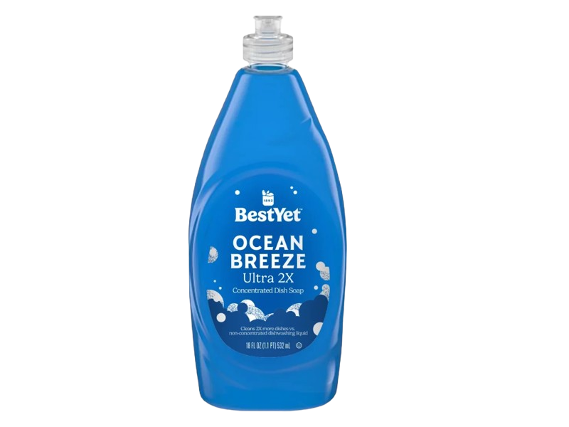 Bestyet Concentrated Dish Soap, Ocean Breeze, 18 fl oz/532 mL