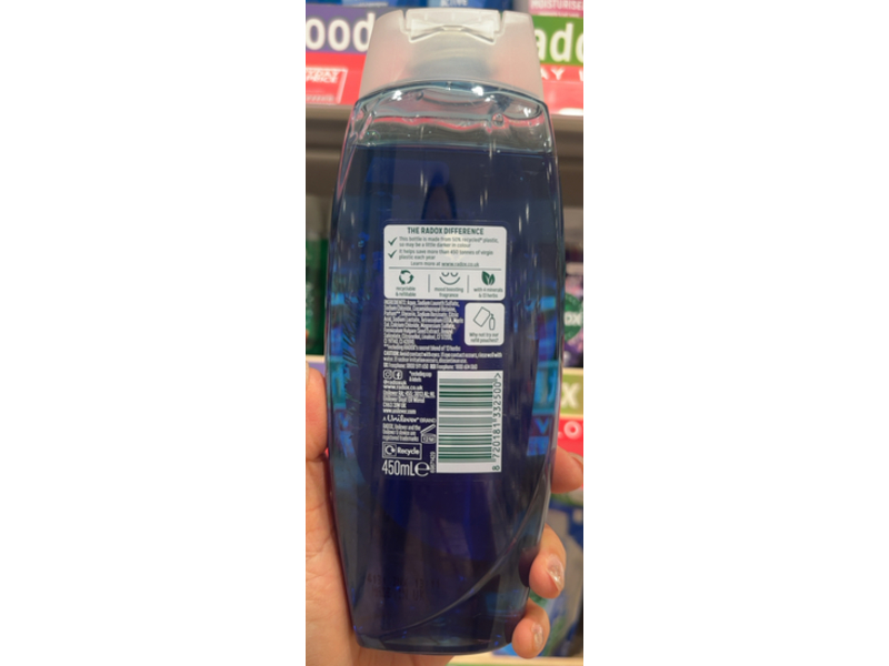 Radox Feel Awake 2 In 1 Shower Gel & Shampoo, Sea Minerals & Fennel, 450 mL