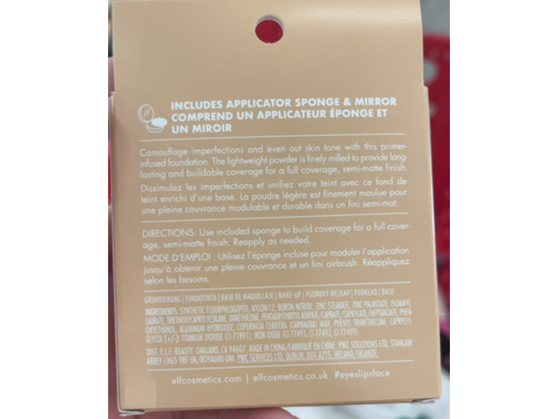 e.l.f. Camo Powder Foundation, Light 280 N, 0.28 oz/8 g