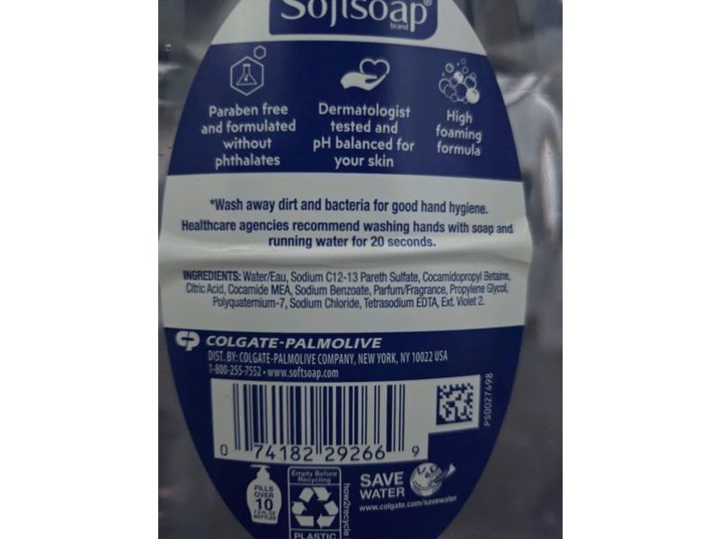 Softsoap Advanced Clean Hand Soap, 80 fl oz/ 2.36 L