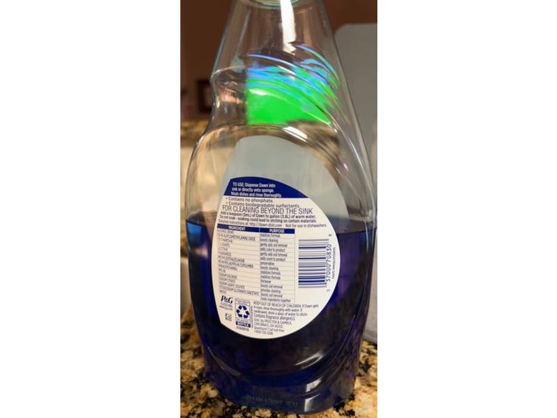 Dawn Platinum Dishwashing Liquid, Lemon Brust Scent, 24 fl oz/709 mL