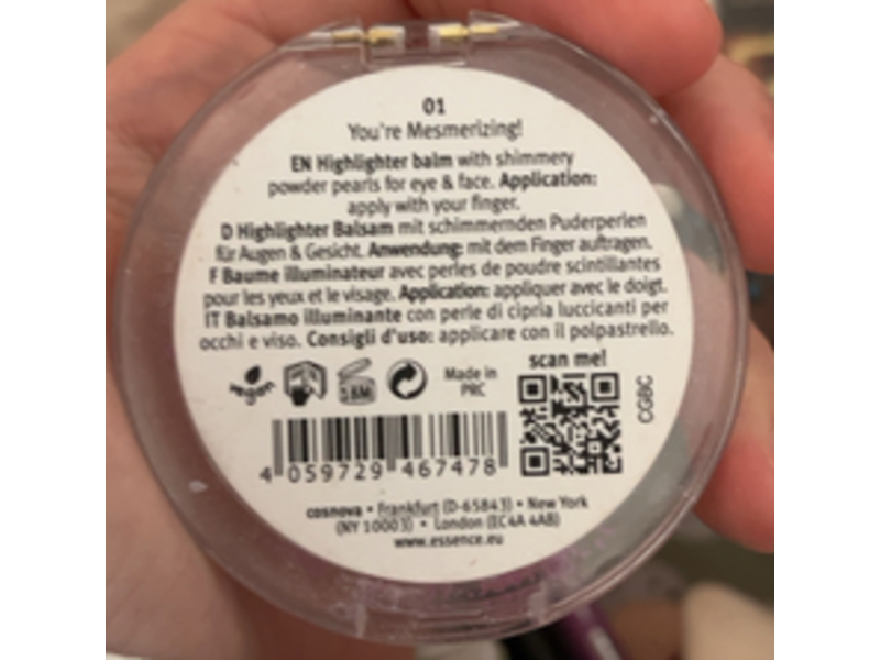 Essence So Mesmerizing Eye & Face Highlighter Glaze, 01 You're Mesmerizing! ,0.12 oz/3.5 g