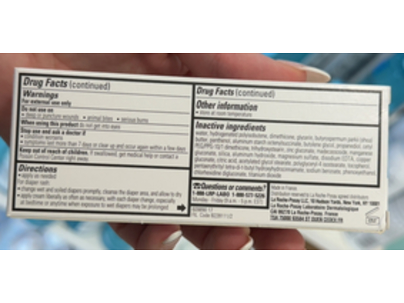 La Roche-Posay Cicaplast Balm Soothing Therapeutic Multi-Purpose Cream, 1.35 fl oz/40 mL