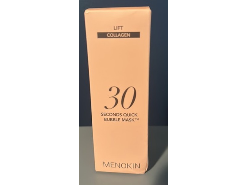 Menokin 30 Seconds Quick Bubble Mask, Lift, 95 mL